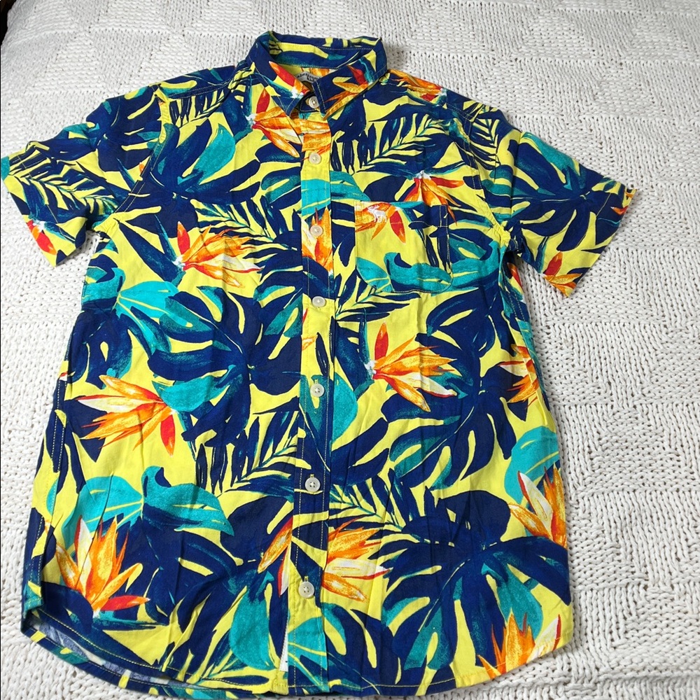 Abercrombie Kids Short Sleeve Button Down Shirt